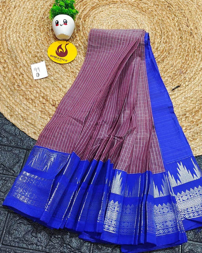Seiko Gadwal Cotton Sarees -ROYAL99