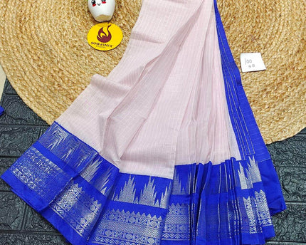 Seiko Gadwal Cotton Sarees -ROYAL100