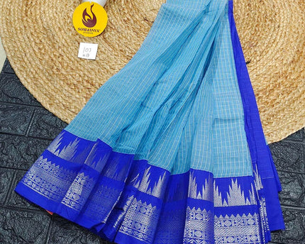 Seiko Gadwal Cotton Sarees -ROYAL103