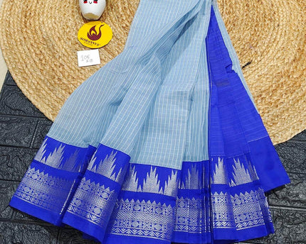 Seiko Gadwal Cotton Sarees -ROYAL105