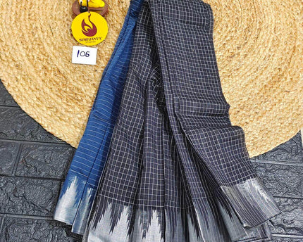 Seiko Gadwal Cotton Sarees -ROYAL106