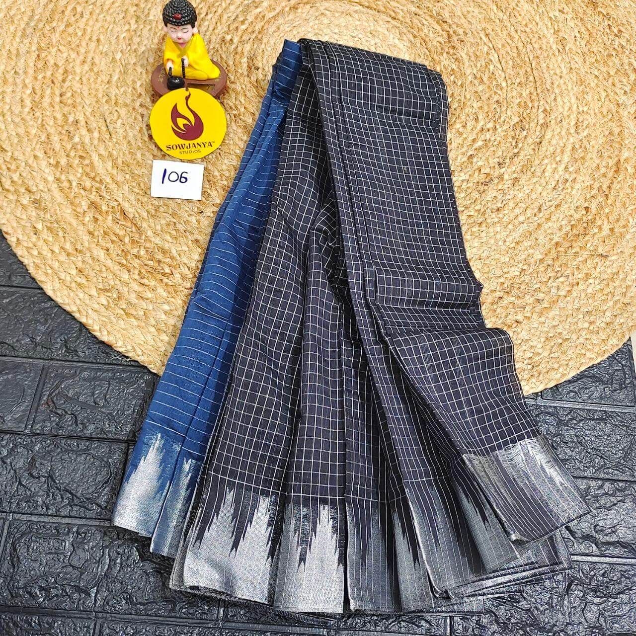 Seiko Gadwal Cotton Sarees -ROYAL106