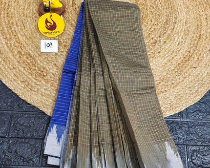 Seiko Gadwal Cotton Sarees -ROYAL109