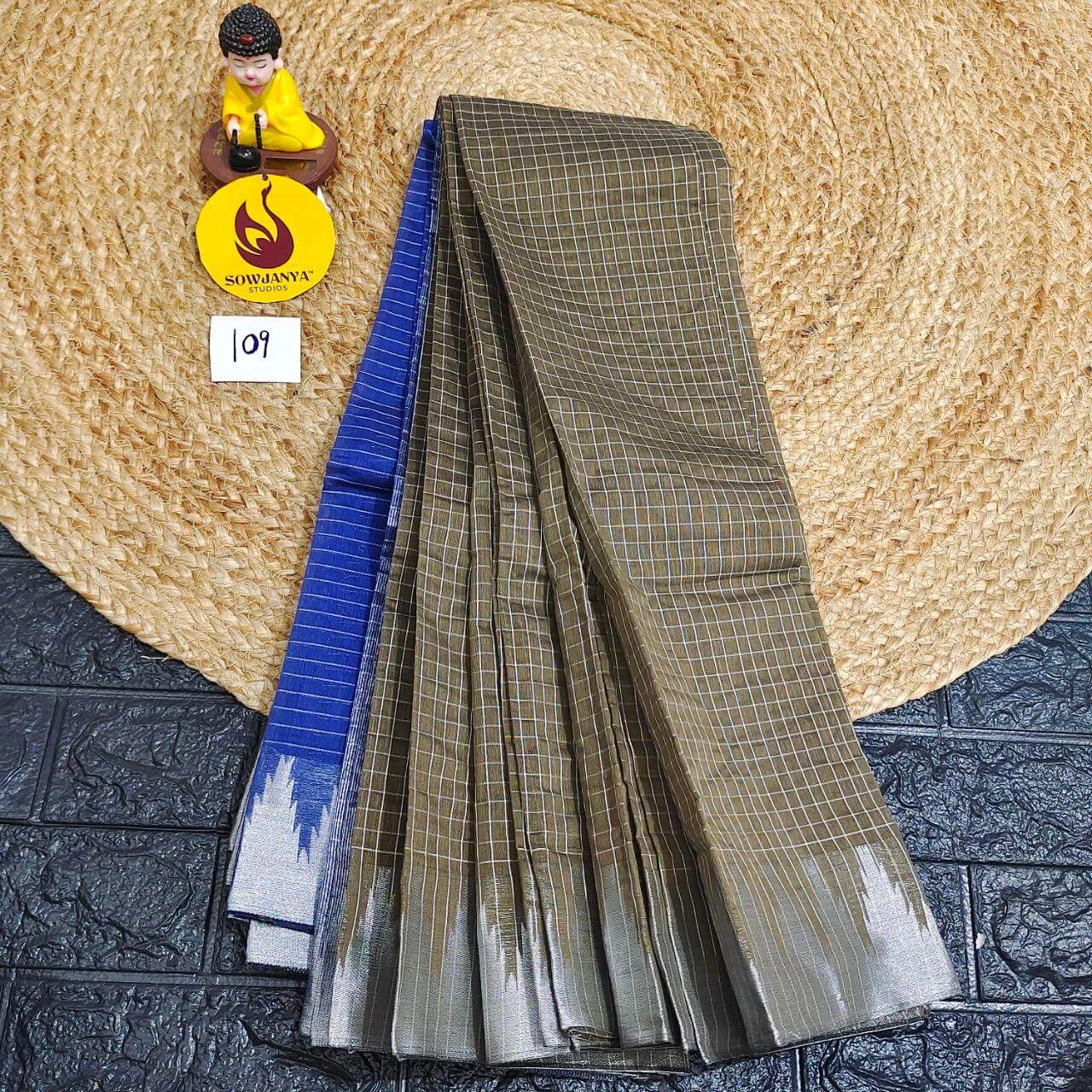 Seiko Gadwal Cotton Sarees -ROYAL109