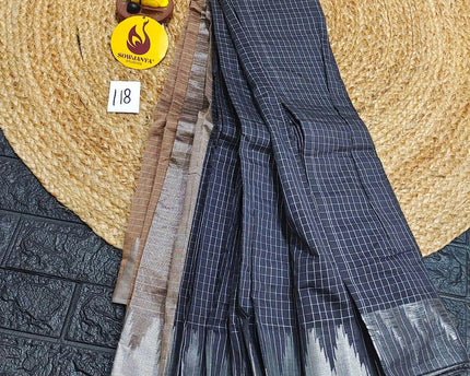 Seiko Gadwal Cotton Sarees -ROYAL118
