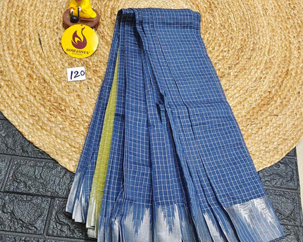 Seiko Gadwal Cotton Sarees -ROYAL120