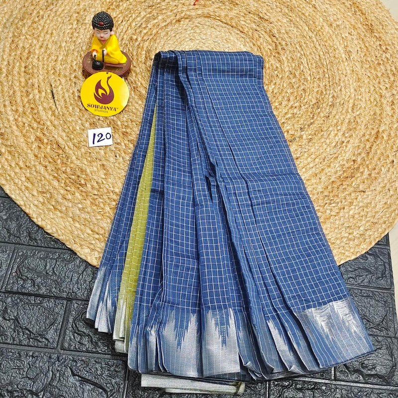 Seiko Gadwal Cotton Sarees -ROYAL120