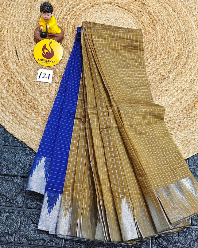 Seiko Gadwal Cotton Sarees -ROYAL114
