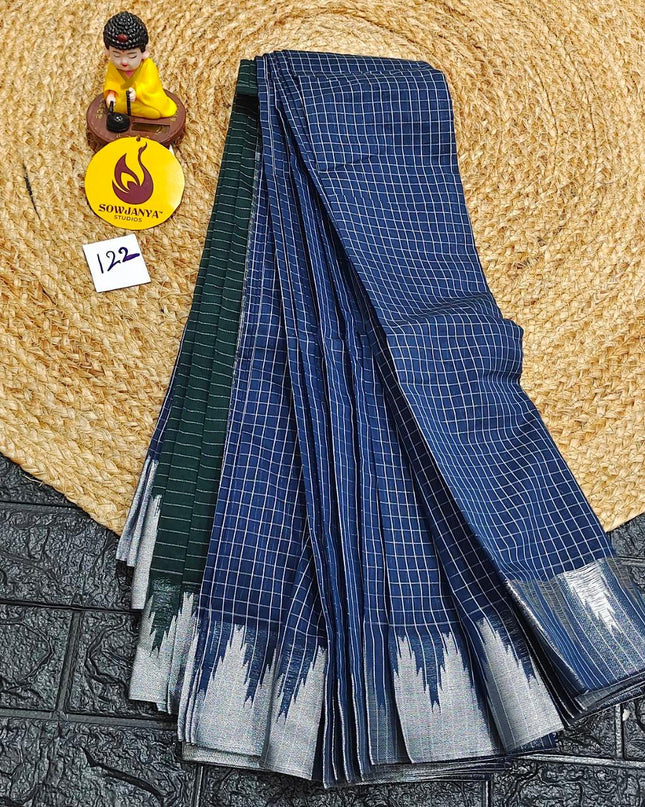 Seiko Gadwal Cotton Sarees -ROYAL122