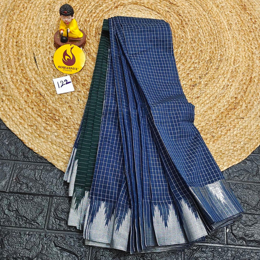 Seiko Gadwal Cotton Sarees -ROYAL122