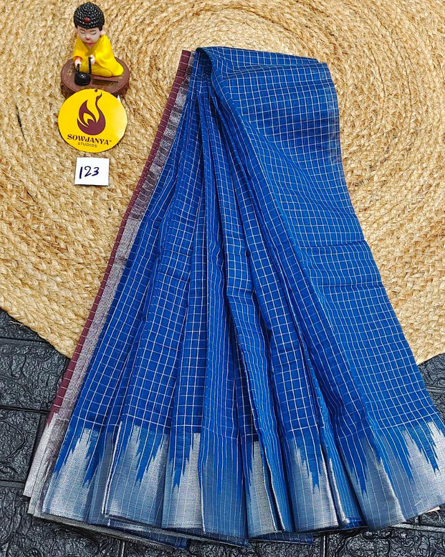 Seiko Gadwal Cotton Sarees -ROYAL123