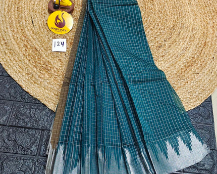 Seiko Gadwal Cotton Sarees -ROYAL124