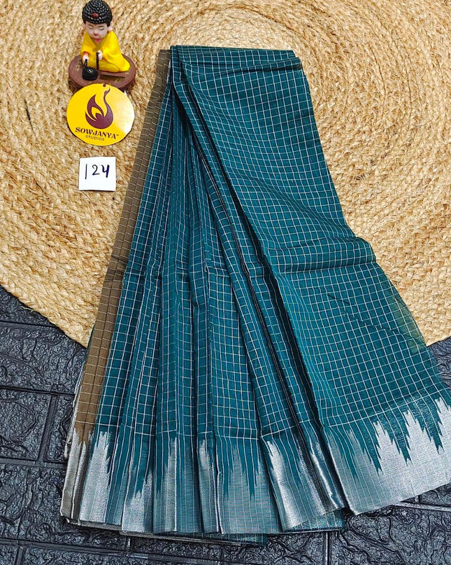Seiko Gadwal Cotton Sarees -ROYAL124