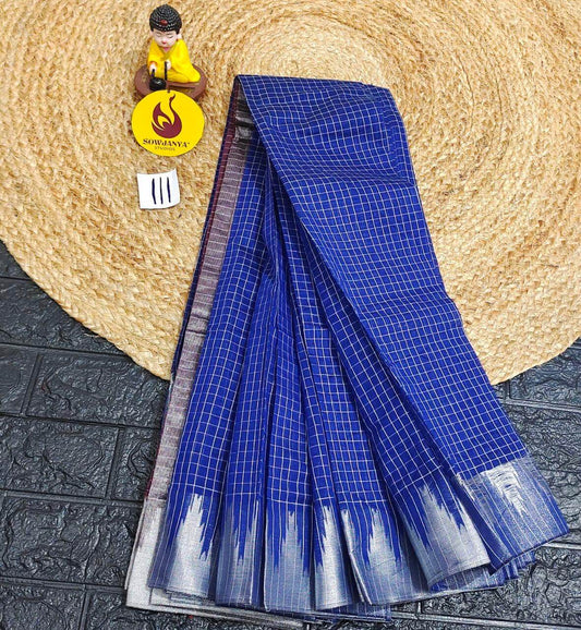 Seiko Gadwal Cotton Sarees -ROYAL111
