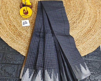 Seiko Gadwal Cotton Sarees -ROYAL112