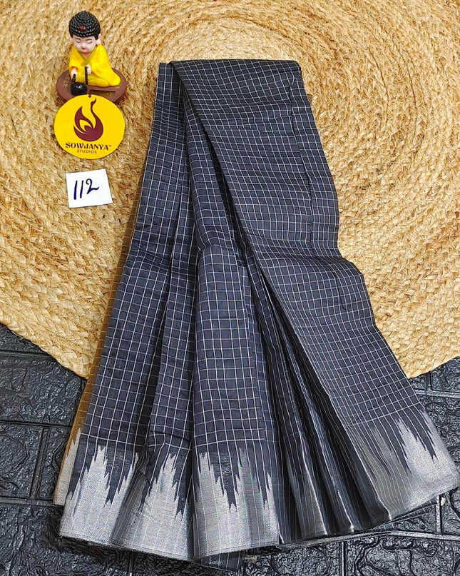 Seiko Gadwal Cotton Sarees -ROYAL112