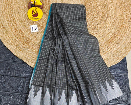 Seiko Gadwal Cotton Sarees -ROYAL113