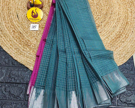 Seiko Gadwal Cotton Sarees -ROYAL115