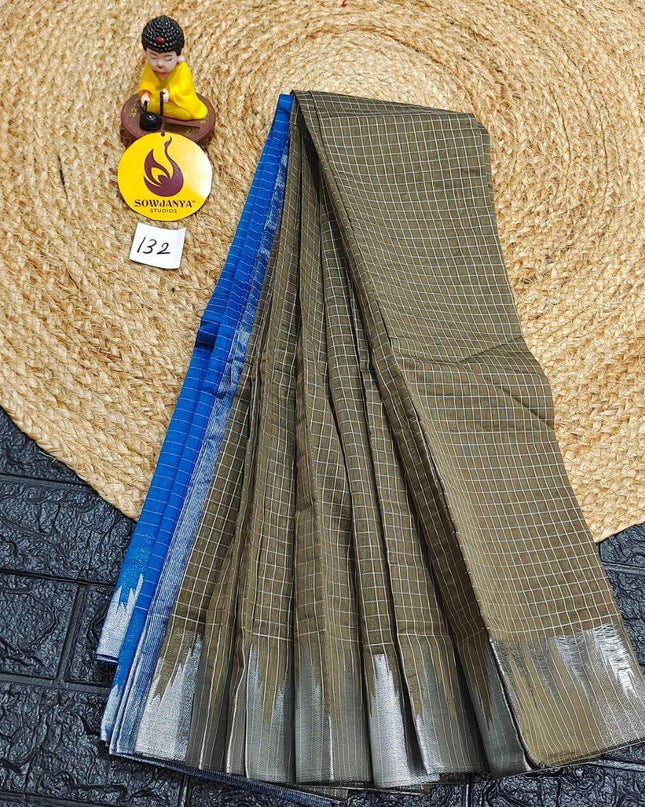 Seiko Gadwal Cotton Sarees -ROYAL132