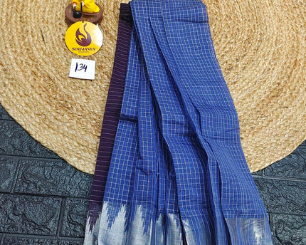 Seiko Gadwal Cotton Sarees -ROYAL134