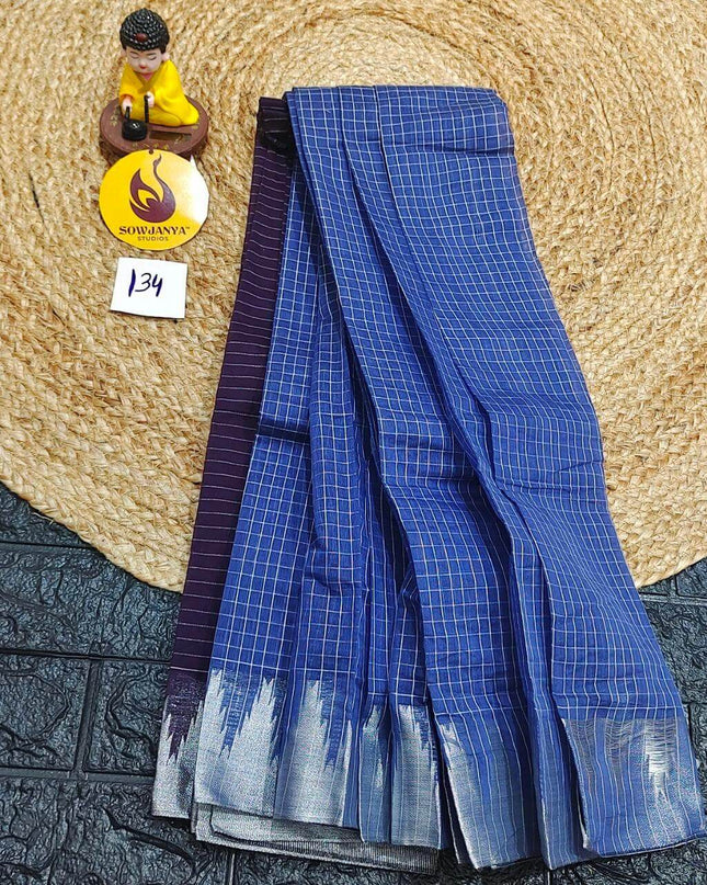 Seiko Gadwal Cotton Sarees -ROYAL134