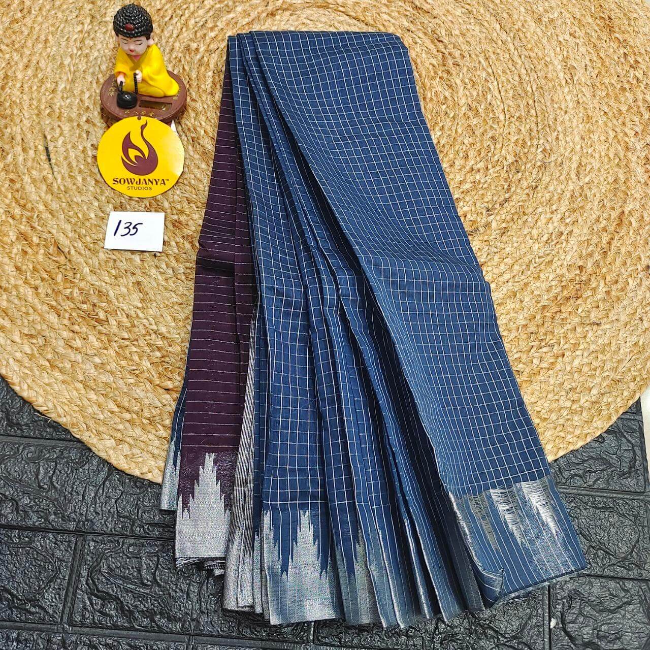 Seiko Gadwal Cotton Sarees -ROYAL135