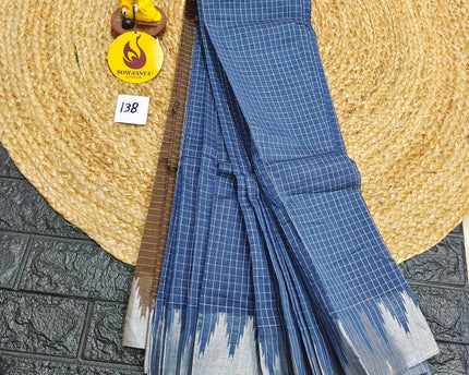 Seiko Gadwal Cotton Sarees -ROYAL138