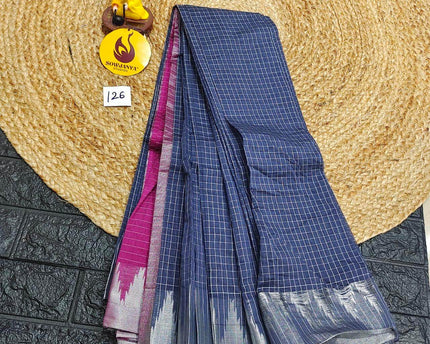 Seiko Gadwal Cotton Sarees -ROYAL126