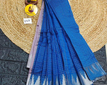 Seiko Gadwal Cotton Sarees -ROYAL127