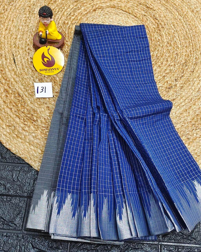 Seiko Gadwal Cotton Sarees -ROYAL131