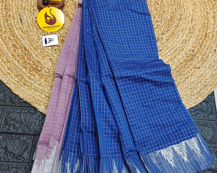 Seiko Gadwal Cotton Sarees -ROYAL130