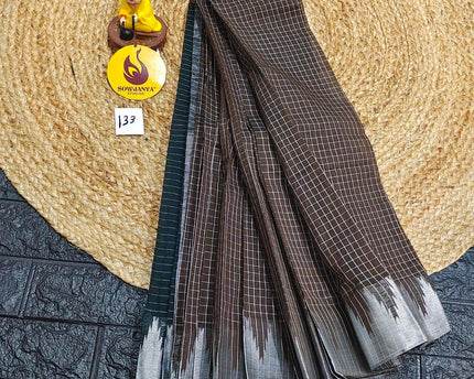 Seiko Gadwal Cotton Sarees -ROYAL133