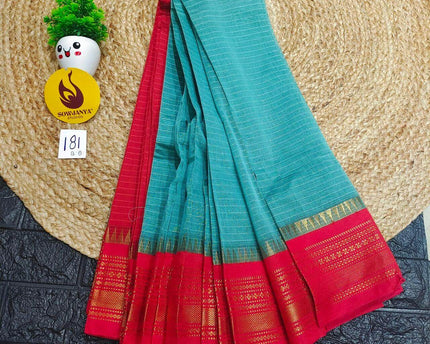 Seiko Gadwal Cotton Sarees -ROYAL181