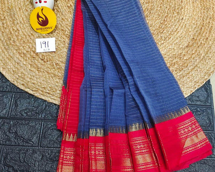 Seiko Gadwal Cotton Sarees -ROYAL191