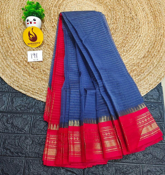 Seiko Gadwal Cotton Sarees -ROYAL191