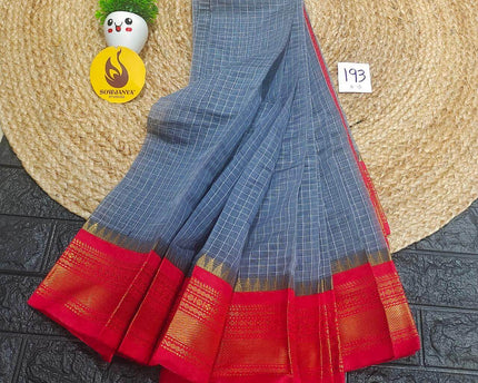 Seiko Gadwal Cotton Sarees -ROYAL193