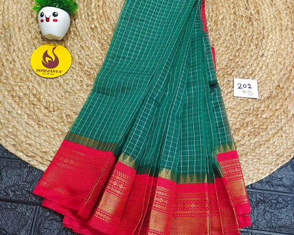 Seiko Gadwal Cotton Sarees -ROYAL202