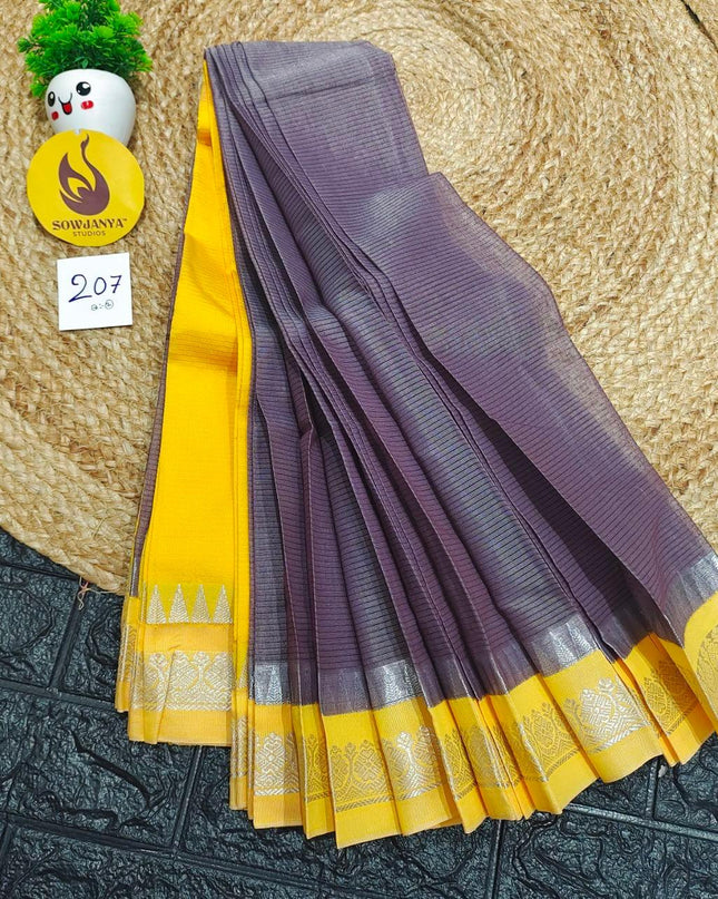 Seiko Gadwal Cotton Sarees -ROYAL207