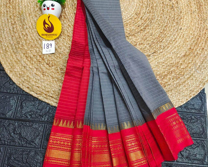 Seiko Gadwal Cotton Sarees -ROYAL189