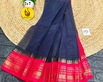 Seiko Gadwal Cotton Sarees -ROYAL192