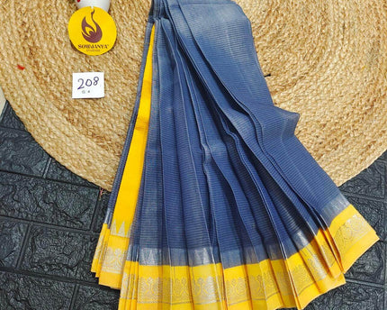 Seiko Gadwal Cotton Sarees -ROYAL208
