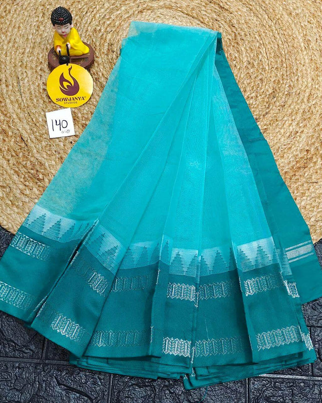 Seiko Gadwal Cotton Sarees -ROYAL140