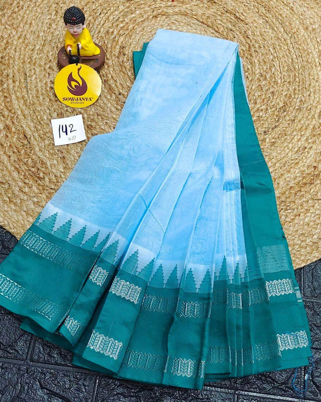 Seiko Gadwal Cotton Sarees -ROYAL142