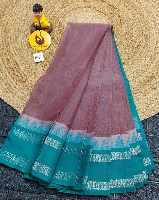 Seiko Gadwal Cotton Sarees -ROYAL145