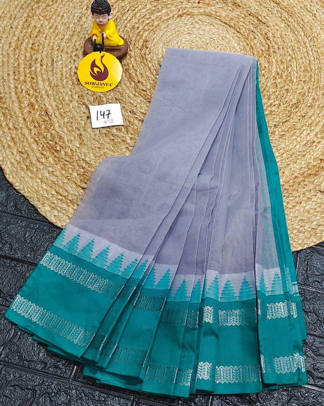 Seiko Gadwal Cotton Sarees -ROYAL147