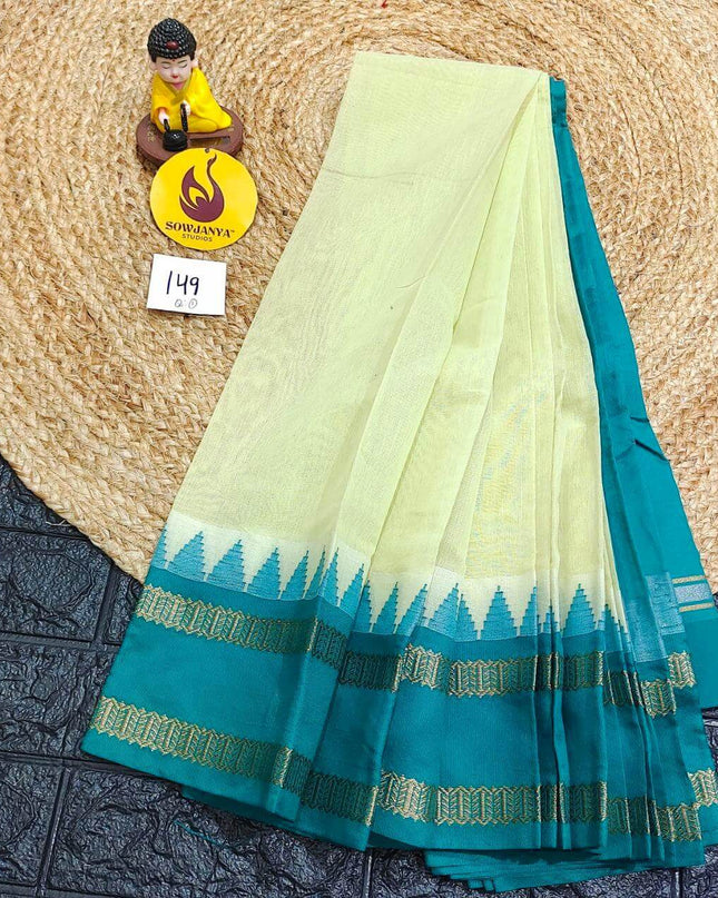 Seiko Gadwal Cotton Sarees -ROYAL149