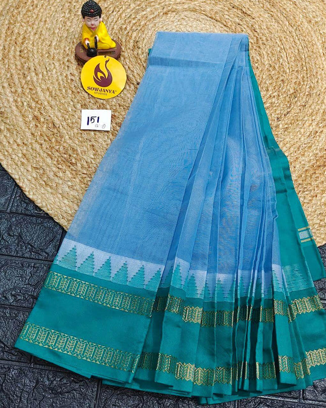 Seiko Gadwal Cotton Sarees -ROYAL151