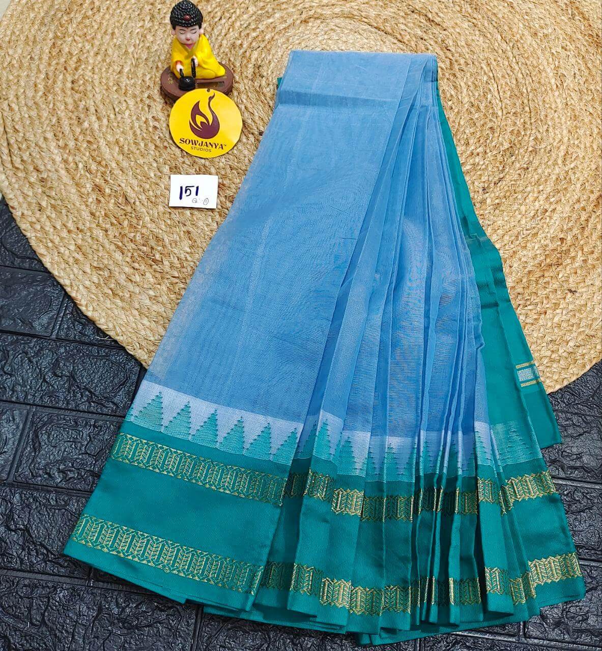 Seiko Gadwal Cotton Sarees -ROYAL151