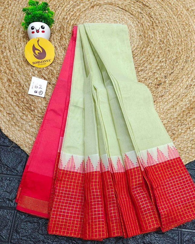 Seiko Gadwal Cotton Sarees -ROYAL162
