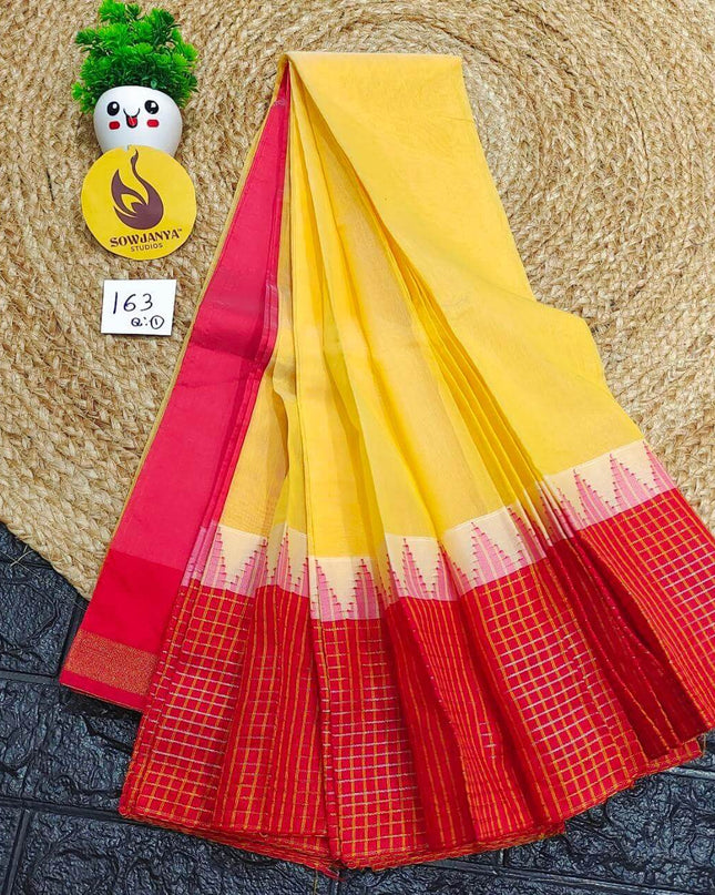 Seiko Gadwal Cotton Sarees -ROYAL163